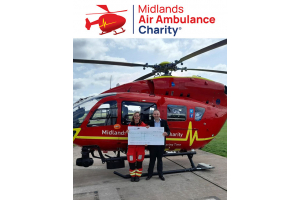 Blake Envelopes supporting Midlands Air Ambulance