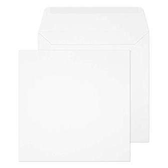 Square Wallet Gummed White 300x300 100gsm Envelopes