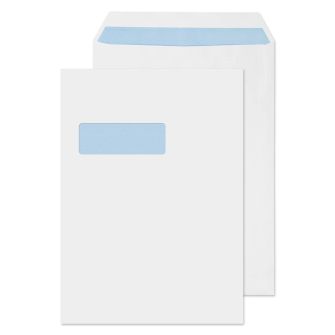 Pocket Self Seal Window White C4 324x229 100gsm Envelopes