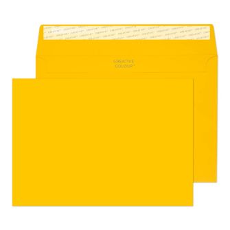 Wallet Peel and Seal Egg Yellow C5 162x229 120gsm Envelopes