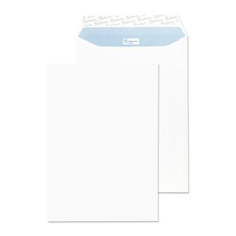1000 x C4/A4 Quality White Window SS Envelopes 88gsm 
