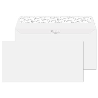 Wallet Peel and Seal Diamond White Smooth DL 110x220 120gsm Envelopes