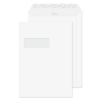 Pocket Peel and Seal Window Diamond White Smooth C4 324x229 120gsm Envelopes