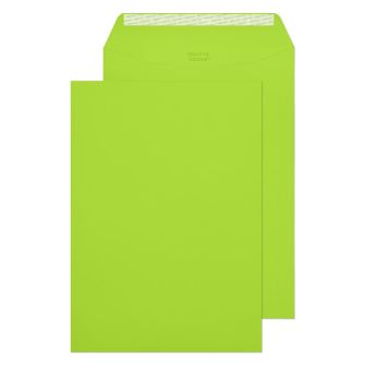Pocket Peel and Seal Lime Green C4 324x229mm 120gsm Envelopes