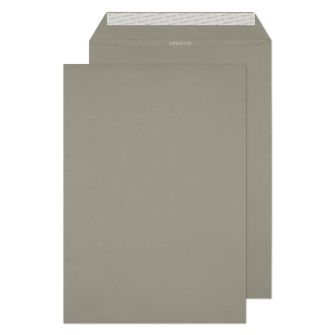 Pocket Peel and Seal Storm Grey C4 324x229mm 120gsm Envelopes