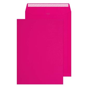 Pocket Peel and Seal Shocking Pink C4 324x229mm 120gsm Pk10 Envelopes
