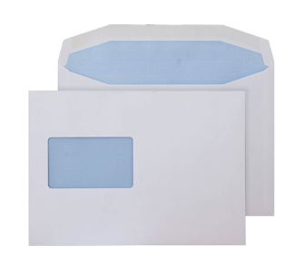 Mailer Gummed CBC Window White C5+ 162x235 90gsm Envelopes