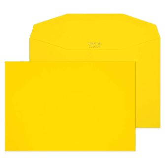 Mailer Gummed Banana Yellow C5+ 162x235 120gsm Envelopes