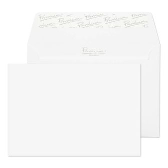 Wallet Peel and Seal Diamond White Laid C6 114x162 120gsm Envelopes