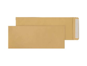 Pocket Peel and Seal Manilla 381x152 115gsm Envelopes