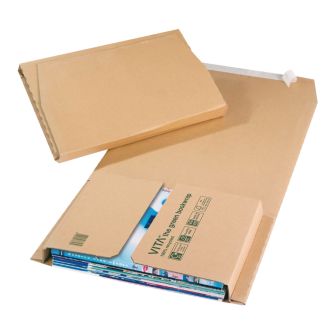 Green Bookwrap Manilla Peal & Seal 217x155x52mm