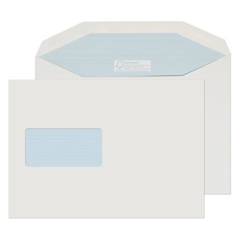 Mailer Gummed Window White C5 162x229 130gsm Envelopes