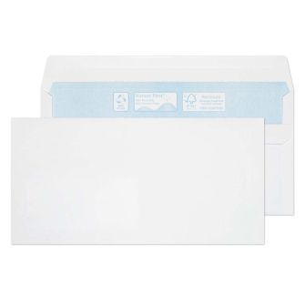 Nature First Wallet Self Seal White DL 110x220 90gsm Envelopes