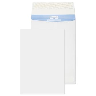 Tear Resistant Gusset Pocket Peel and Seal White 381x254x30 125gsm Envelopes