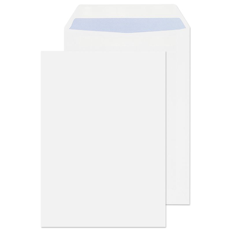 200 NEW AND STRONG C5/A5 PLAIN WHITE SELF SEAL ENVELOPES 229mm x162mm 90gsm SS 