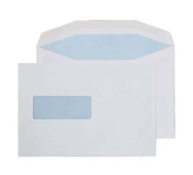 Mailer Gummed Window White C5+ 162x238 90gsm Envelopes