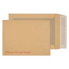 Board Back Pocket Peel and Seal Manilla 241x178 120gsm