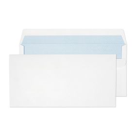 Wallet Self Seal White DL 110x220 90gsm Envelopes