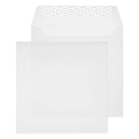 Wallet Peel and Seal Translucent White 160x160 100gsm Envelopes