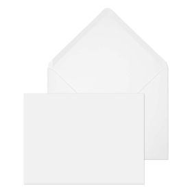 Banker Invitation Gummed White 159x210 100gsm Envelopes