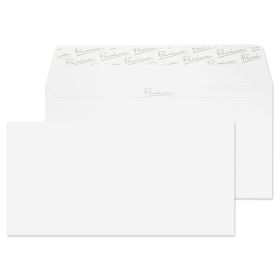Wallet Peel and Seal Ice White Wove DL 110x220 120gsm Envelopes