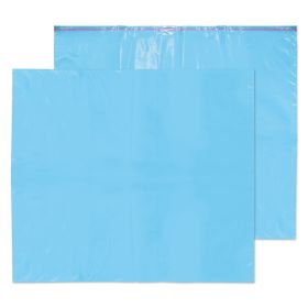 Polypost Polythene Wallet Peel and Seal Blue 711x589 55mic