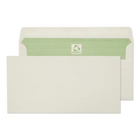 Wallet Self Seal Natural White DL 110x220 90gsm Envelopes
