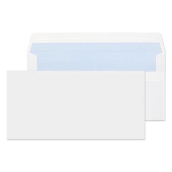 DL White Self Seal Wallet Envelopes - Box of 1000 Envelopes