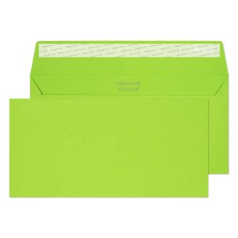 Wallet Peel and Seal Lime Green DL+ 114x229 120gsm Envelopes