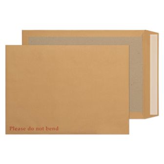 Board Back Pocket Peel and Seal Manilla C3 450x324 120gsm Pk10 Envelopes