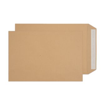 C4 Manilla Peel & Seal Pocket Envelopes - Box of 250 Envelopes