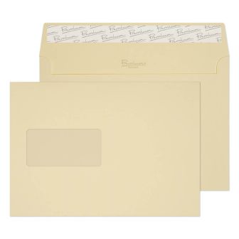 Wallet Peel and Seal Vellum Laid 120GM Window BX500 C5 162x229 Envelopes
