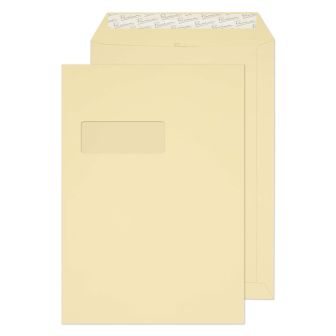 Pocket Peel and Seal Vellum Laid C4 324x229 120GM Window BX250 Envelopes